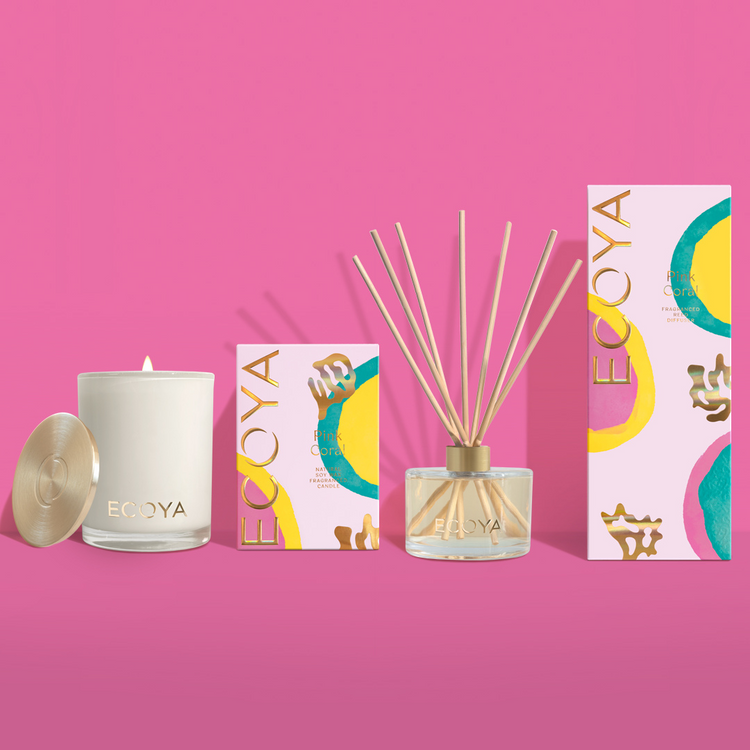 ECOYA Pink Coral Candle 400g