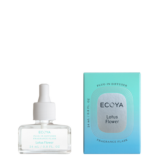 ECOYA Plug-In Diffuser Fragrance Flask - Lotus Flower