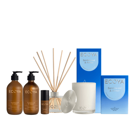 ECOYA Sandalwood & Amber Luxury Bundle (worth $195)