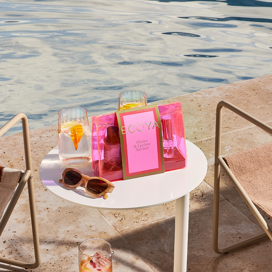 ECOYA Guava & Lychee Sorbet Travel Gift Set
