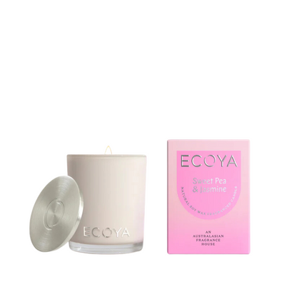 ECOYA Sweet Pea & Jasmine Candle 80g