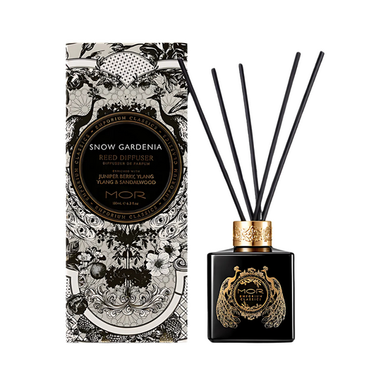 MOR Snow Gardenia Reed Diffuser 180mL