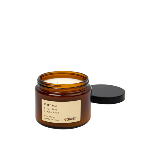 Etikette Lily, Rose & Ruby Plum Soy Candle 500g