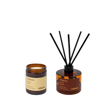 Etikette Cactus Flower Candle & Diffuser Bundle (worth $99)