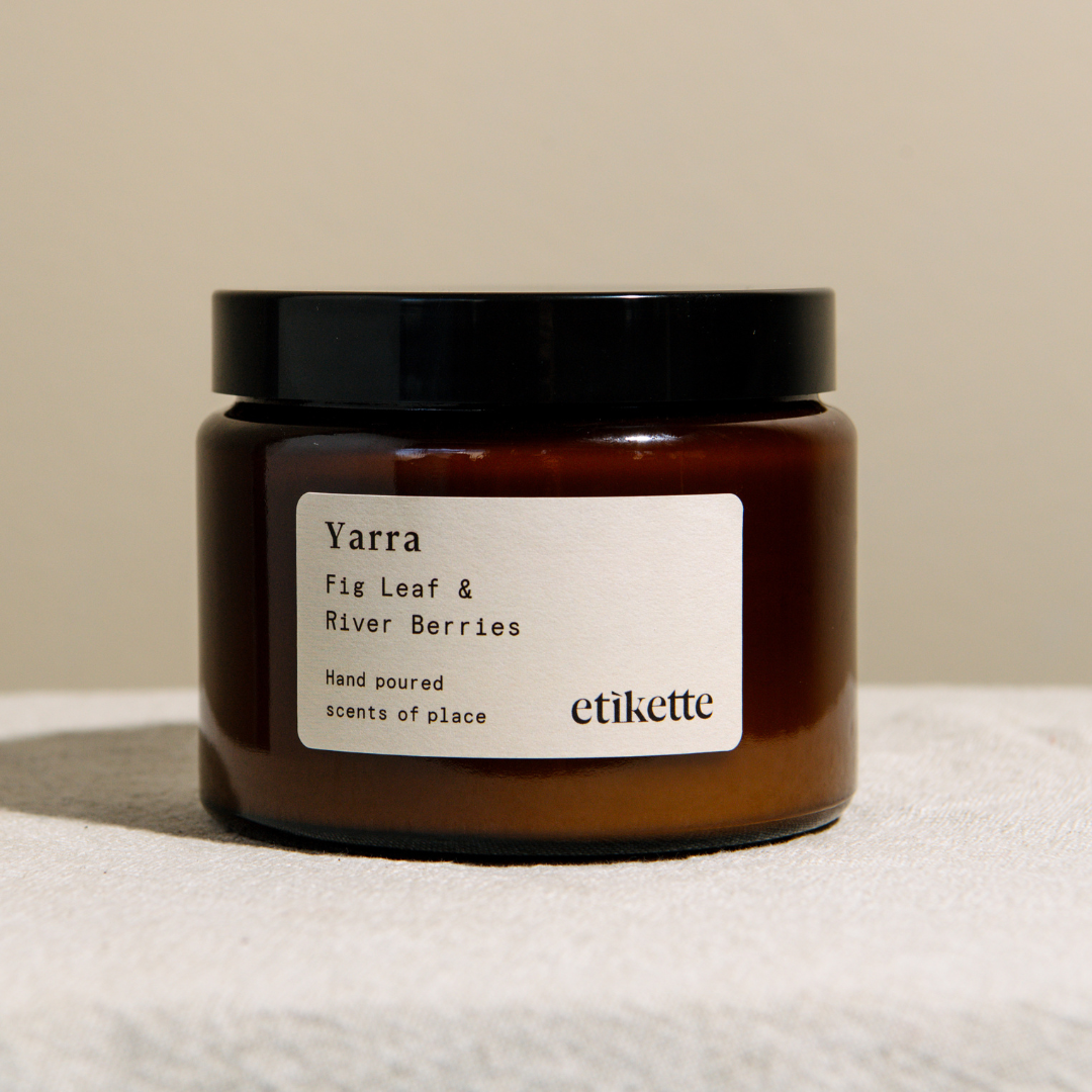 Etikette Fig Leaf & River Berries Soy Candle 500g