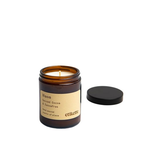 Etikette Spiced Cocoa & Sassafras Soy Candle 175g