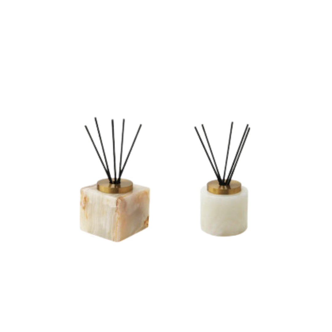 European Marble Aromatherapy Bottle Natural Stone Diffuser Decor Reed Diffuser