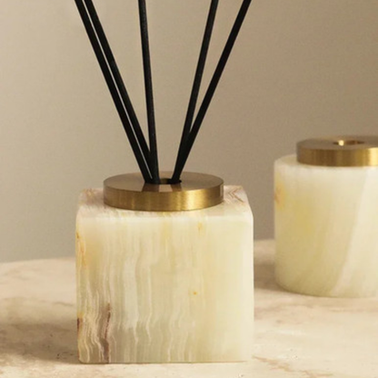 European Marble Aromatherapy Bottle Natural Stone Diffuser Decor Reed Diffuser