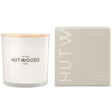 Hutwoods French Pear Candle Extra Large 250+ Hours Burn Time