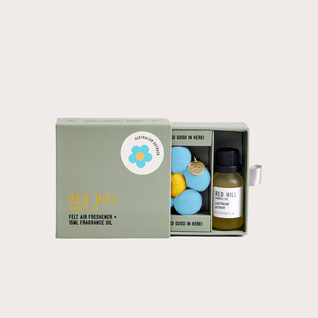 Red Hill Candle Co Australian Outback Felt Flower Air Freshener + 15mL Oil additional supplier image 4