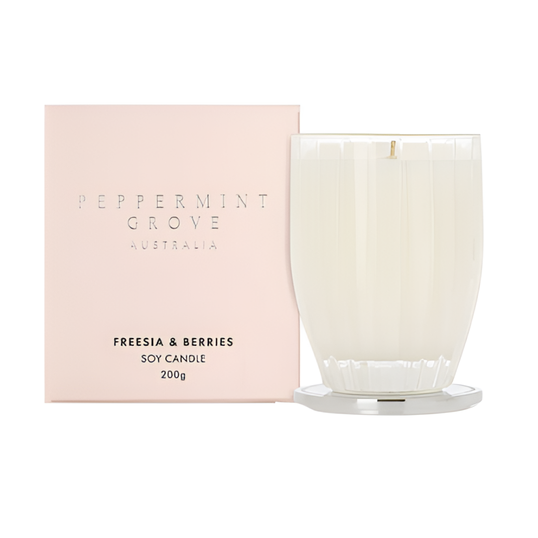 Peppermint Grove Freesia & Berries Soy Candle 200g