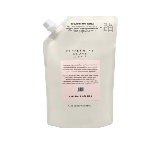 Peppermint Grove Freesia & Berries Hand & Body Wash Refill 1L