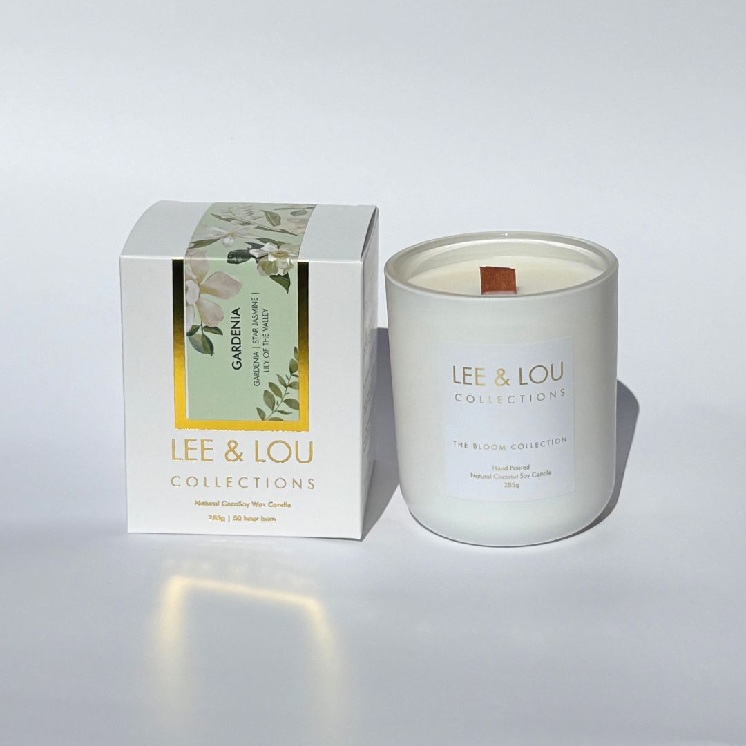 Lee & Lou Gardenia Bloom Candle 285g additional supplier image 4