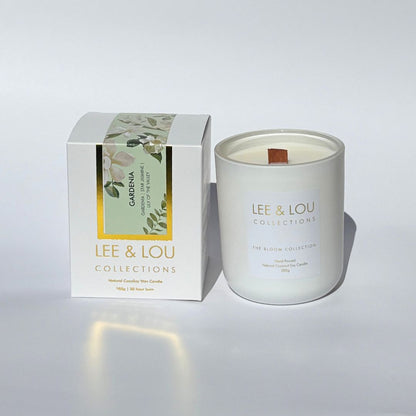 Lee & Lou Gardenia Bloom Candle 285g additional supplier image 4
