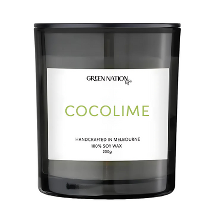 Green Nation Life Soy Wax Candle - Cocolime 200g