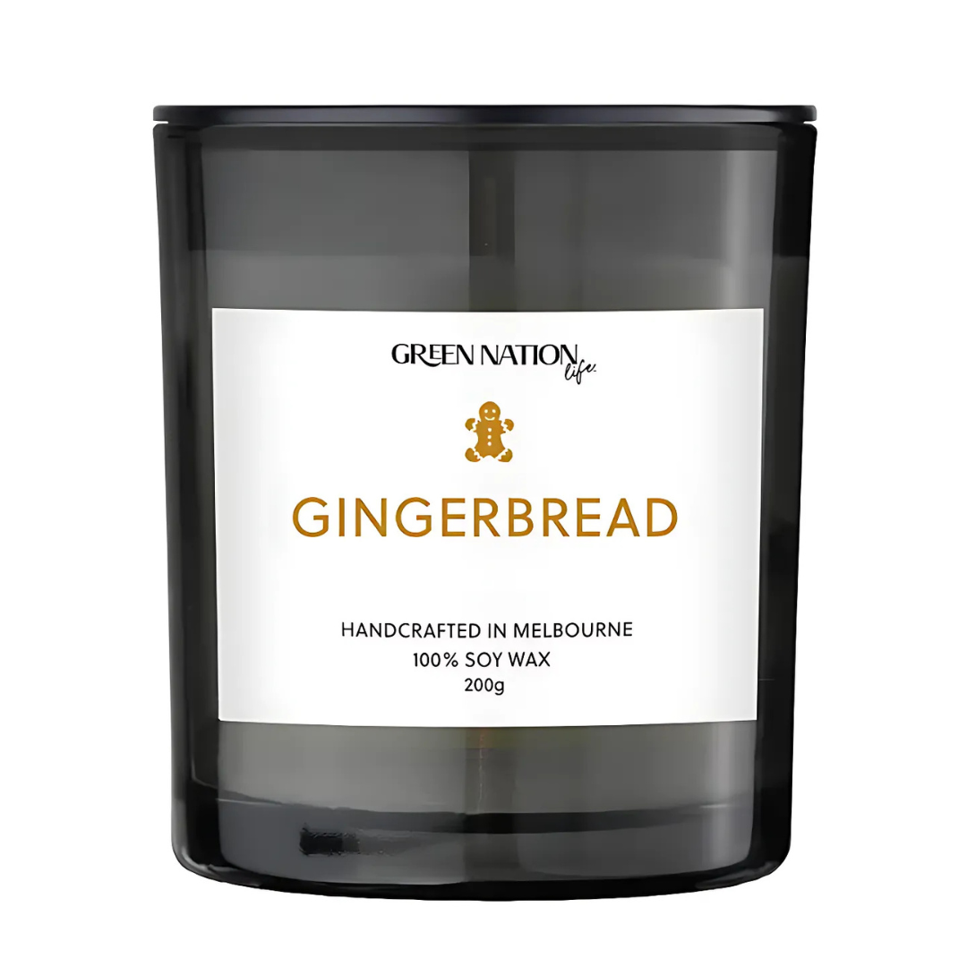 Green Nation Life Soy Wax Candle - Gingerbread 200g