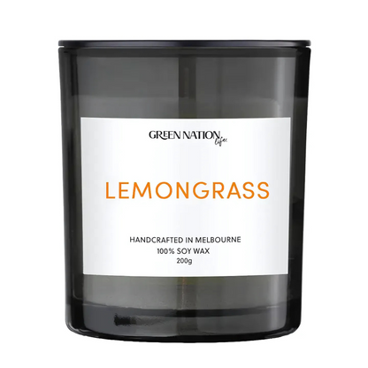 Green Nation Life Soy Wax Candle - Lemongrass 200g