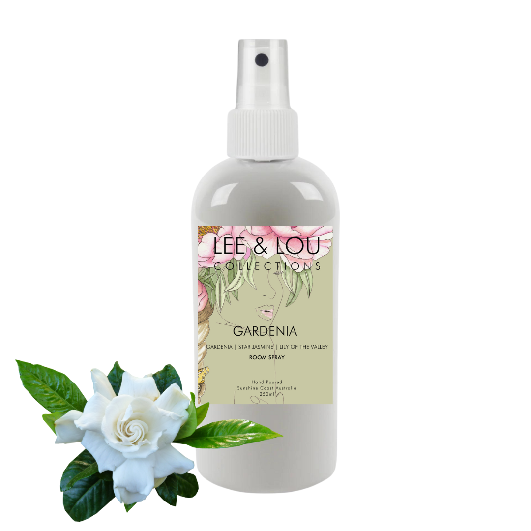 Lee & Lou Gardenia Room Spray 250mL styled product image 4