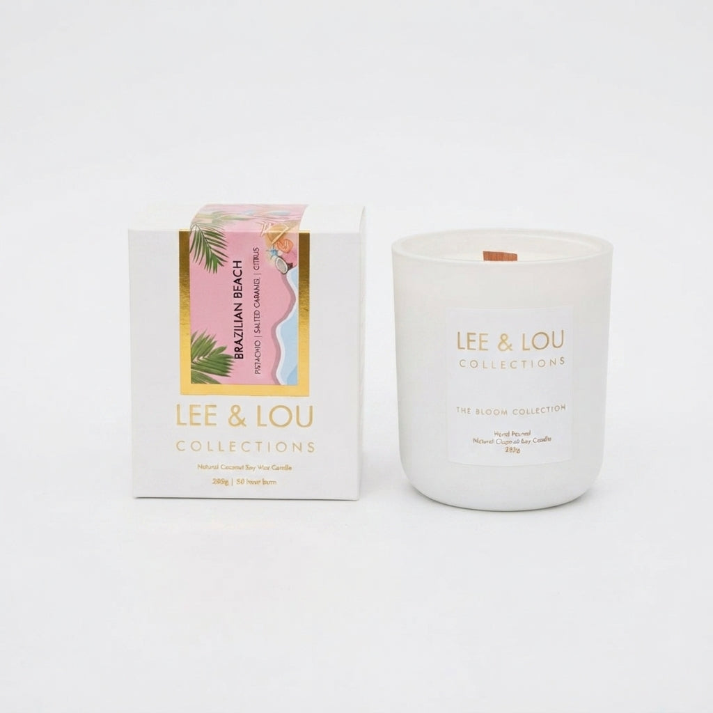 Lee & Lou Brazilian Beach Bloom Candle 285g