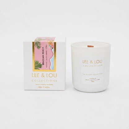 Lee & Lou Brazilian Beach Bloom Candle 285g