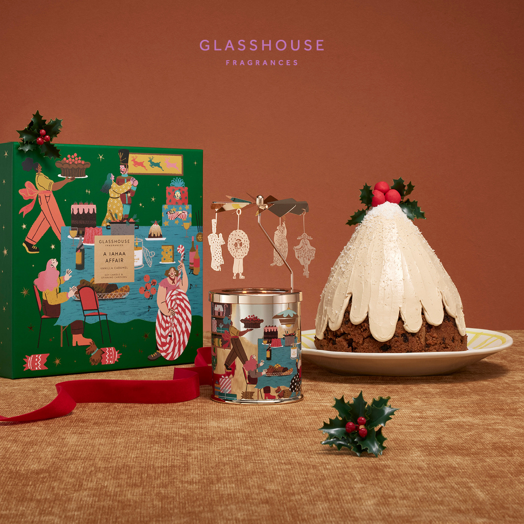 Glasshouse Fragrances A Tahaa Affair Spinning Carousel Candle 380g