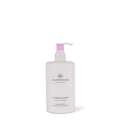 Glasshouse Fragrances A Tahaa Affair Vanilla Caramel Hand Lotion 450mL