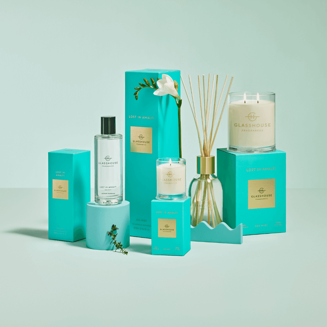 Glasshouse Fragrances Lost in Amalfi The Homeowner’s Delight Hamper by The Gift Company