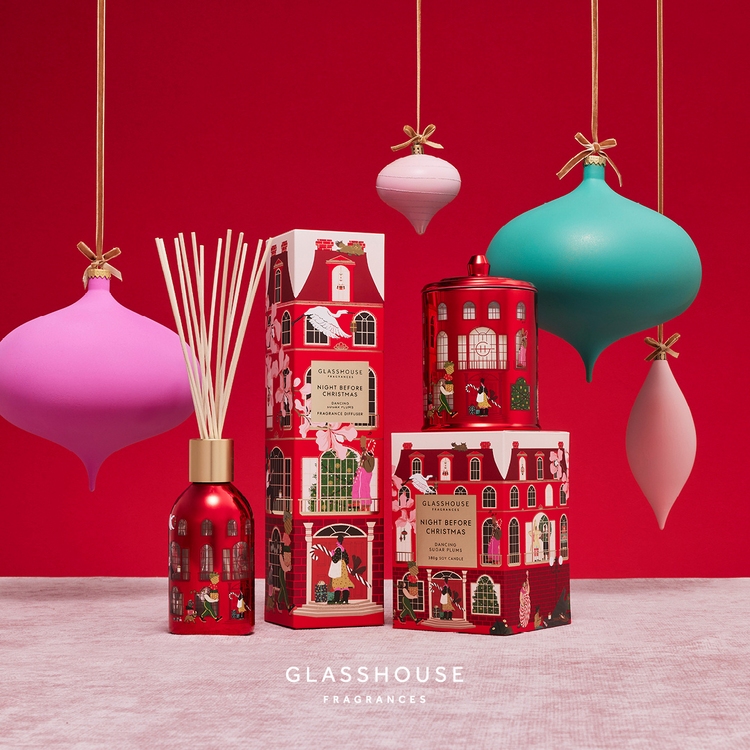 Glasshouse Fragrances Diffuser - Night Before Christmas 250mL