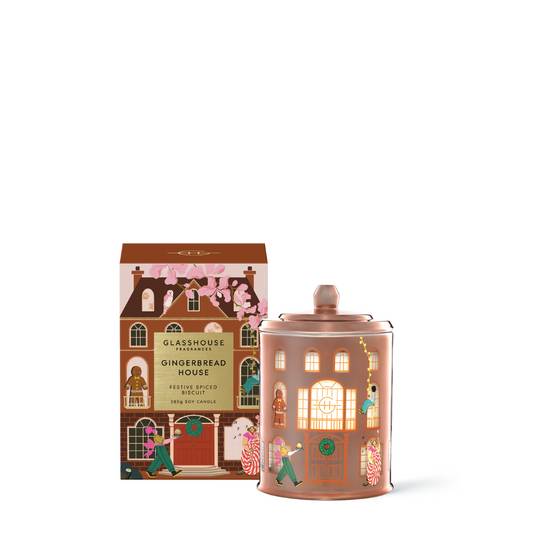 Glasshouse Fragrances Gingerbread House Candle 380g