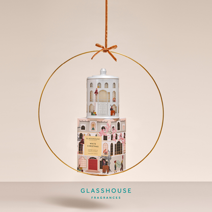 Glasshouse Fragrances White Christmas Candle 380g