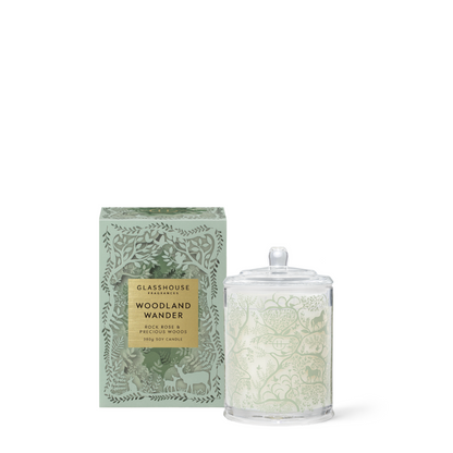 Glasshouse Fragrances Woodland Wander Candle 380g