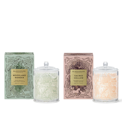 Glasshouse Fragrances Into The Woods 套装（价值 120 美元）