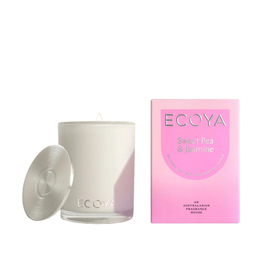 ECOYA Sweet Pea & Jasmine Madison Candle 400g