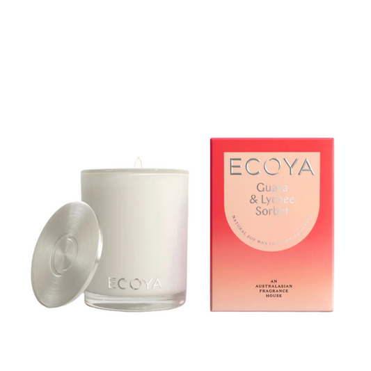 ECOYA Guava & Lychee Sorbet Candle 400g