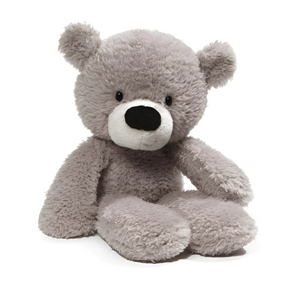 Gund Fuzzy Teddy Bear: Gray