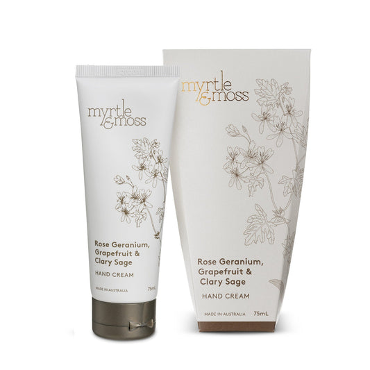 Myrtle & Moss Hand Cream Bergamot, Tangerine & Geranium Leaf 75mL