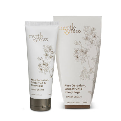 Myrtle & Moss Hand Cream Mandarin, Lemon Myrtle & Orange Peel 75mL