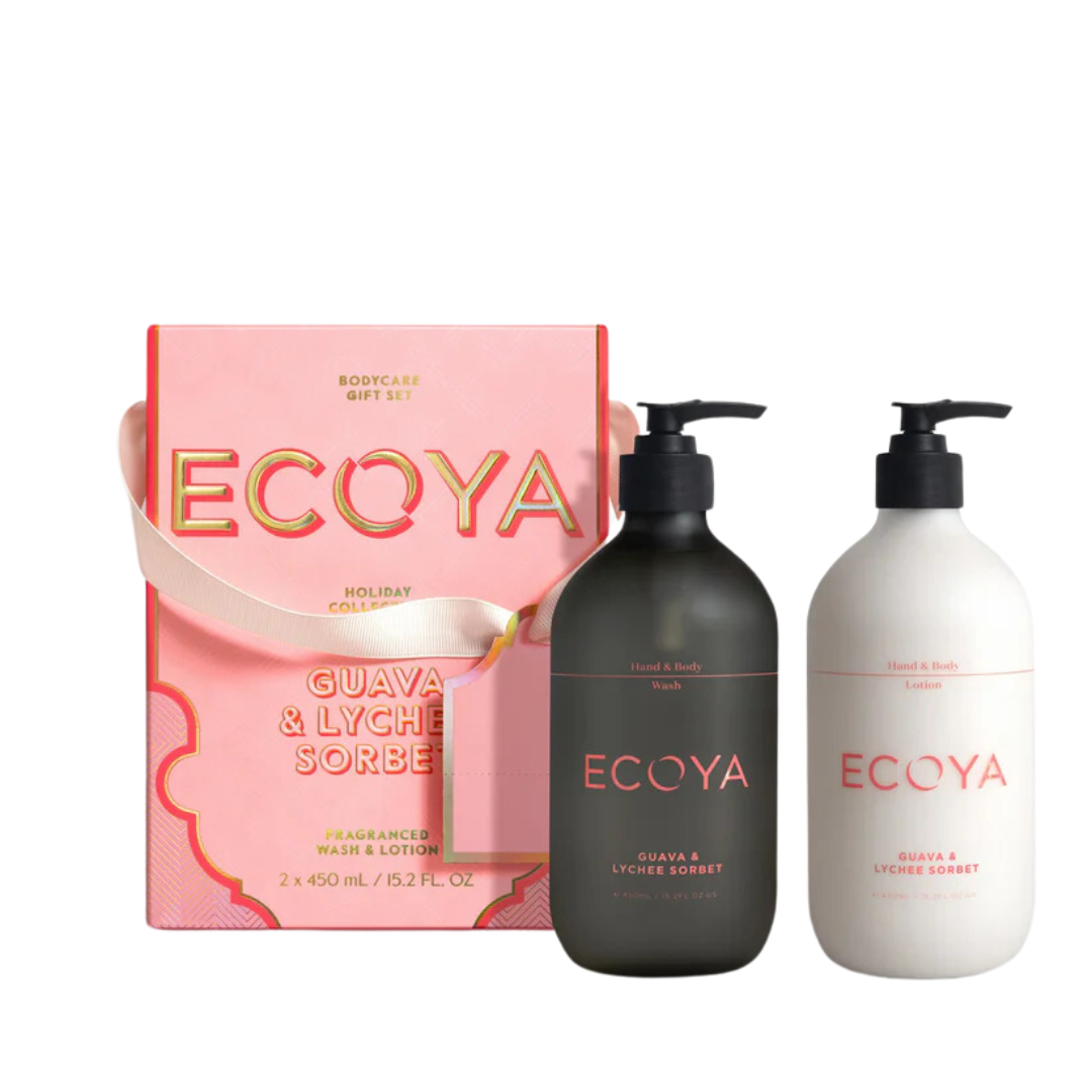 Ecoya Holiday: Guava & Lychee Sorbet Bodycare Gift Set