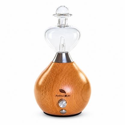 Hourglass Waterless Essential Oil Diffuser – Wood