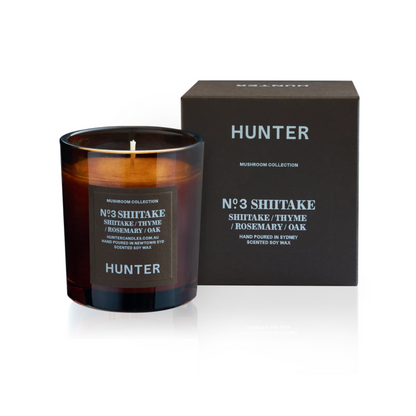 Hunter No. 3 SHIITAKE, THYME, ROSEMARY & OAK Soy Candle