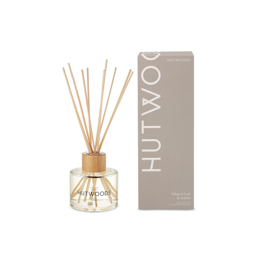 Hutwoods Tobacco Leaf & Amber Reed Diffuser 200mL