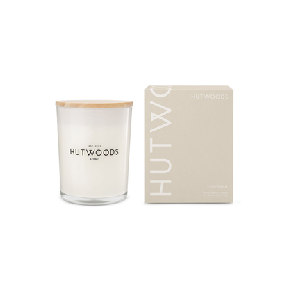 Hutwoods French Pear Candle Large 100+ Hours Burn Time
