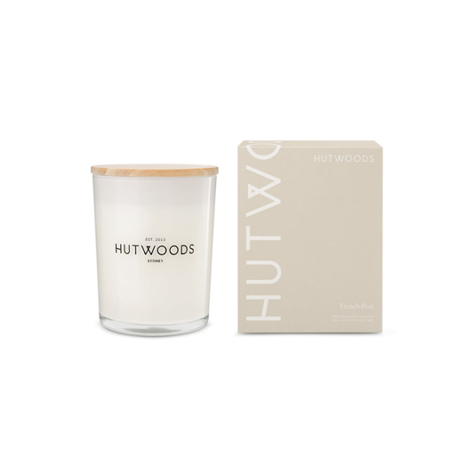 Hutwoods French Pear Candle Large 100+ Hours Burn Time