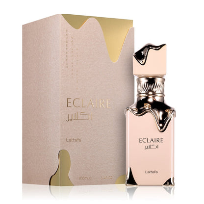 Lattafa Eclaire Eau de Parfum 100mL bottle and box
