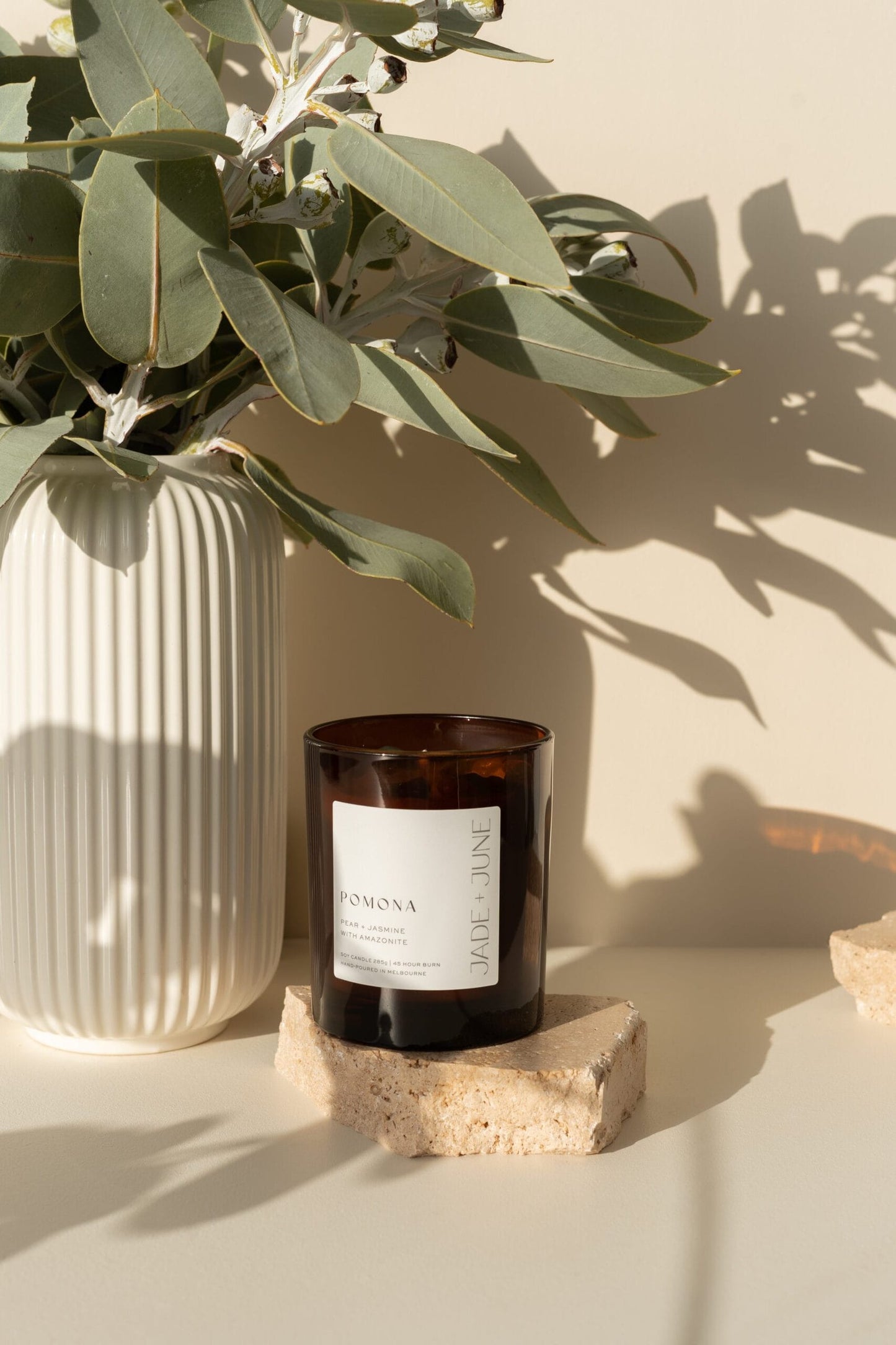 Jade + June Pomona Crystal-Infused Soy Candle – 45hr Burn supplier image 4