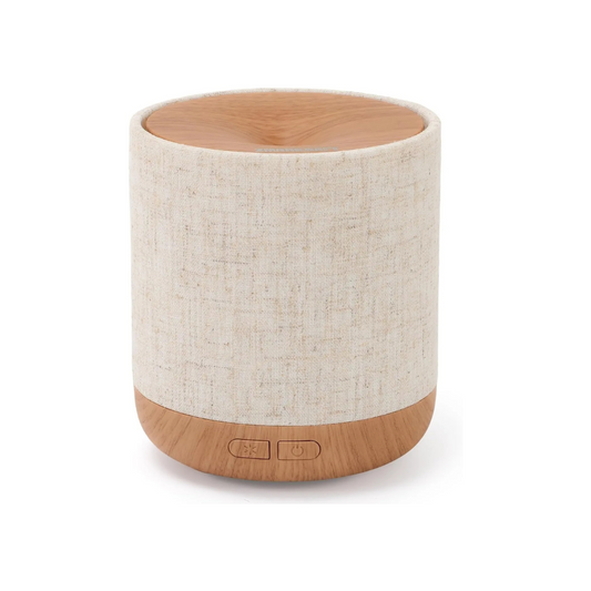 Essential Oil Diffuser with Fabric Cover & LED Night Lamp