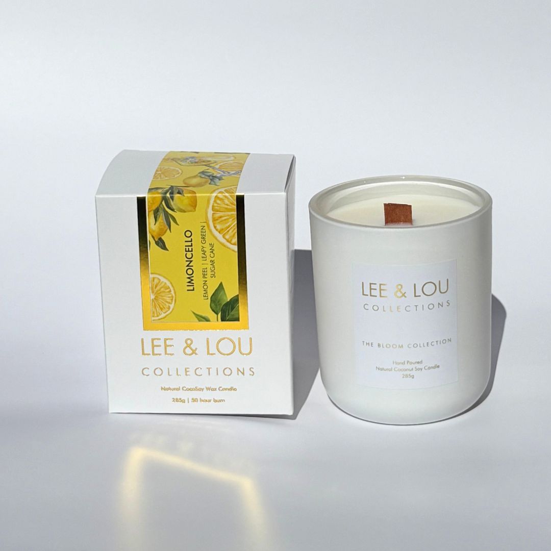 Lee & Lou Limoncello Bloom Candle 285g supplier image 1