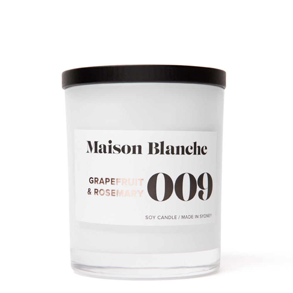 Maison Blanche 009 Grapefruit & Rosemary Large Candle 400g