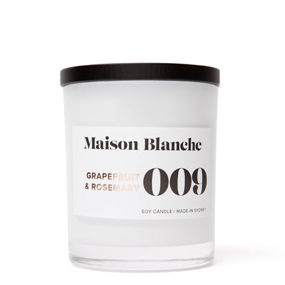 Maison Blanche 009 Grapefruit & Rosemary Large Candle 400g