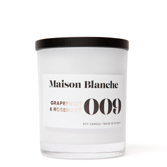 Maison Blanche 009 Grapefruit & Rosemary Large Candle 400g